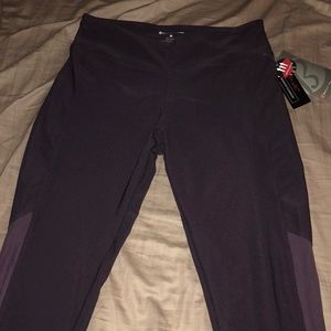 Bally criss cross mesh detail yoga pants/leggings